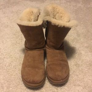 Ugg Nash Sz 7 Booties Chestnut Color
